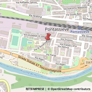 Mappa Via di Rosano, 13, 50065 Pontassieve, Firenze (Toscana)