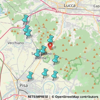 Mappa Via dei Marinari, 55100 Lucca LU, Italia (3.98727)