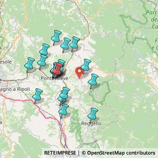 Mappa Via G.Santandrea, 50060 Pelago FI, Italia (7.0275)
