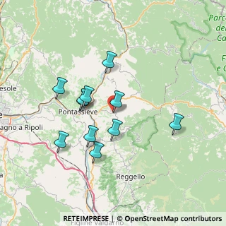 Mappa Via G.Santandrea, 50060 Pelago FI, Italia (6.45091)