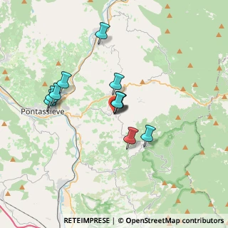 Mappa Via G.Santandrea, 50060 Pelago FI, Italia (2.99273)