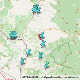 Mappa Via G.Santandrea, 50060 Pelago FI, Italia (5.24929)