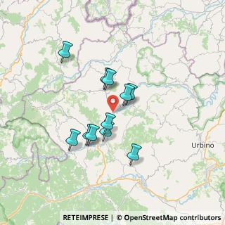 Mappa Via del Bosco, 61028 Sassocorvaro PU, Italia (5.69)