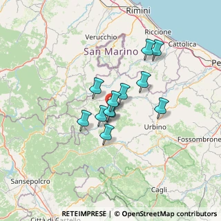 Mappa Via del Bosco, 61028 Sassocorvaro PU, Italia (9.575)