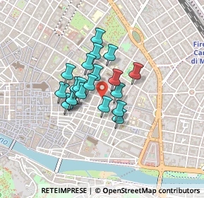 Mappa Via dei Pepi, 50121 Firenze FI, Italia (0.2905)