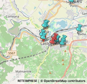 Mappa Via Bruno Buozzi, 50055 Lastra a Signa FI, Italia (2.56789)