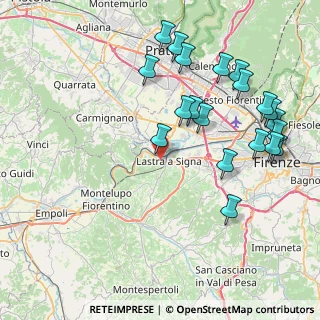 Mappa Via Bruno Buozzi, 50055 Lastra a Signa FI, Italia (9.4175)
