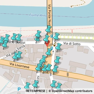 Mappa Via Ponte Nuovo, 50055 Lastra a Signa FI, Italia (0.072)