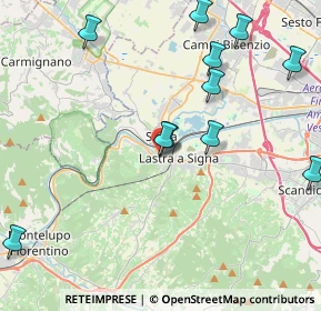 Mappa Lung'Arno Bruno Buozzi, 50055 Lastra a Signa FI, Italia (4.87909)