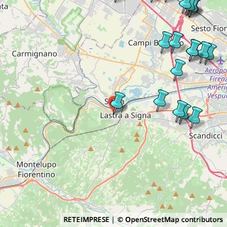 Mappa Piazza Egisto Ferroni, 50055 Lastra a Signa FI, Italia (7.0985)