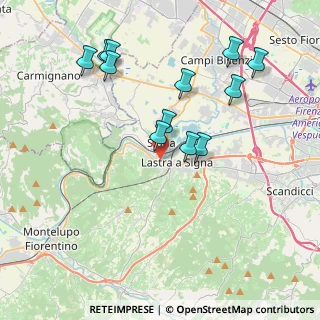 Mappa Piazza Egisto Ferroni, 50055 Lastra a Signa FI, Italia (4.1025)
