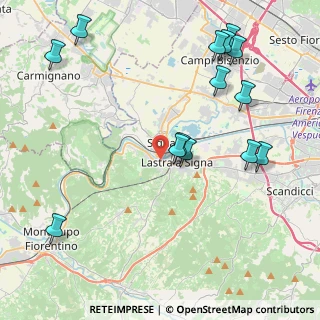 Mappa Via Bruno Buozzi, 50055 Lastra a Signa FI, Italia (5.115)