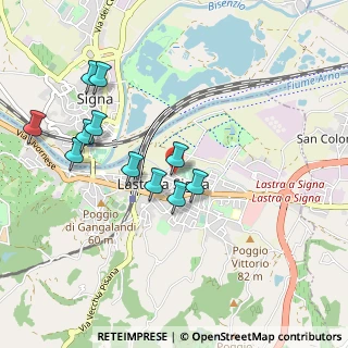 Mappa Via Filippo Brunelleschi, 50055 Lastra a Signa FI, Italia (0.95636)