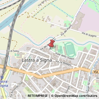 Mappa Viale dello Stadio, 9, 50055 Lastra a Signa, Firenze (Toscana)