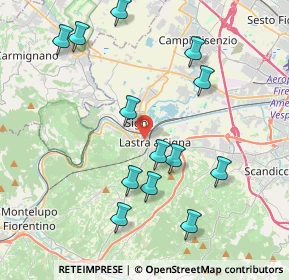 Mappa Via livornese, 50055 Lastra a Signa FI, Italia (4.32769)