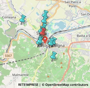 Mappa Via livornese, 50055 Lastra a Signa FI, Italia (1.14667)