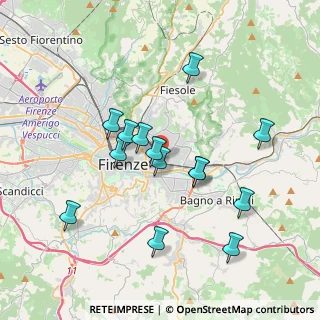Mappa Firenze, 50136 Firenze FI, Italia (3.56857)