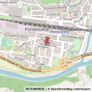 Mappa Via Praga, 4, 50065 Pontassieve, Firenze (Toscana)