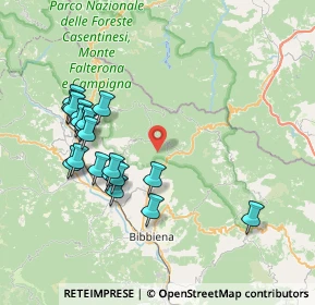 Mappa Loc. Castagnoli - Serravalle, 52011 Bibbiena AR, Italia (8.01895)