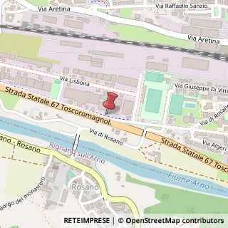 Mappa Viale Hanoi, 16, 50065 Pontassieve, Firenze (Toscana)