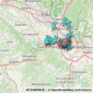 Mappa Via Armido Sanesi, 50055 Lastra a Signa FI, Italia (6.048)