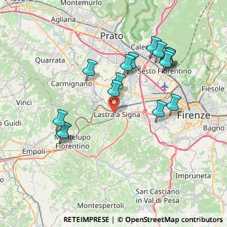 Mappa Via Armido Sanesi, 50055 Lastra a Signa FI, Italia (8.055)