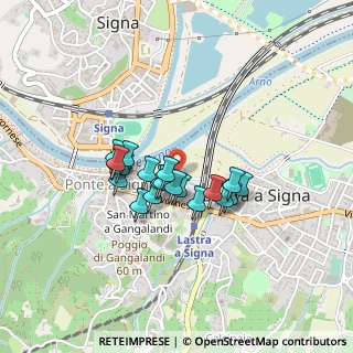 Mappa Via Armido Sanesi, 50055 Lastra a Signa FI, Italia (0.3135)