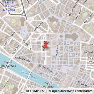 Mappa Via degli Strozzi, 24 R, 50123 Firenze, Firenze (Toscana)