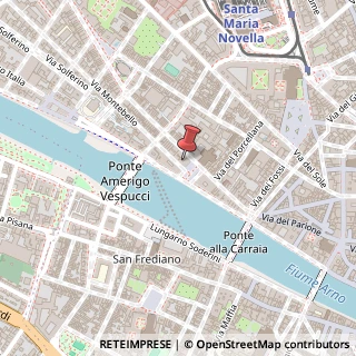 Mappa Piazza Ognissanti, 3/4R, 50123 Firenze, Firenze (Toscana)