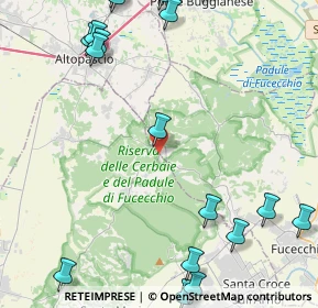 Mappa Via Val di Nievole, 50054 Fucecchio FI, Italia (6.5745)