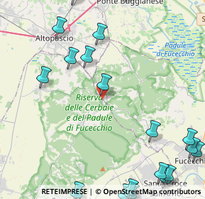 Mappa Via Val di Nievole, 50054 Fucecchio FI, Italia (6.63)