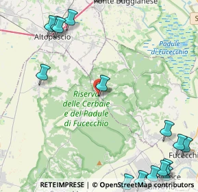 Mappa Via Val di Nievole, 50054 Fucecchio FI, Italia (7.066)