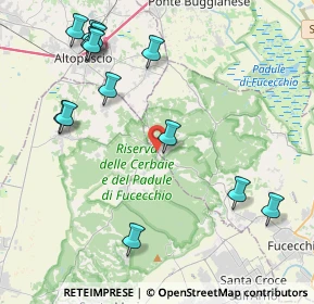 Mappa Via Val di Nievole, 50054 Fucecchio FI, Italia (5.05538)