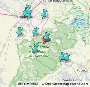 Mappa Via Val di Nievole, 50054 Fucecchio FI, Italia (3.915)