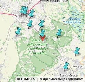 Mappa Via Val di Nievole, 50054 Fucecchio FI, Italia (4.61182)