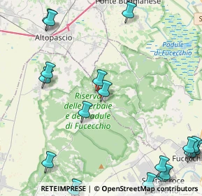 Mappa Via Val di Nievole, 50054 Fucecchio FI, Italia (6.539)