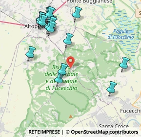 Mappa Via Val di Nievole, 50054 Fucecchio FI, Italia (4.9265)