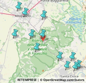 Mappa Via Val di Nievole, 50054 Fucecchio FI, Italia (5.17417)