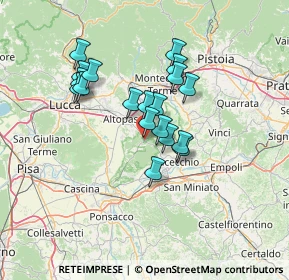 Mappa Via Val di Nievole, 50054 Fucecchio FI, Italia (11.15105)