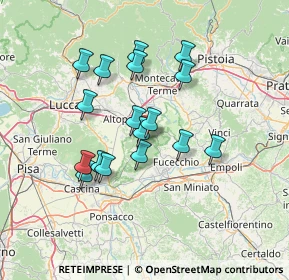 Mappa Via Val di Nievole, 50054 Fucecchio FI, Italia (12.26588)