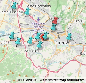 Mappa Via Cortona, 50143 Firenze FI, Italia (3.4125)