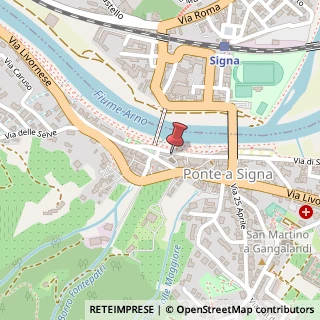 Mappa Via Pier Capponi,  4, 50055 Lastra a Signa, Firenze (Toscana)