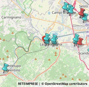 Mappa Piazza Guido Andrei, 50055 Lastra a Signa FI, Italia (6.2785)