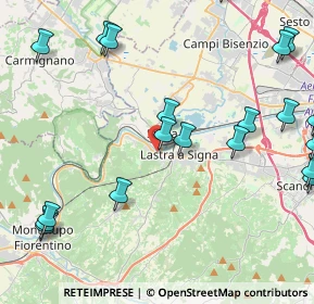 Mappa Piazza Guido Andrei, 50055 Lastra a Signa FI, Italia (5.8275)