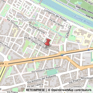 Mappa Via del Palazzo dei Diavoli, 62, 50142 Firenze, Firenze (Toscana)