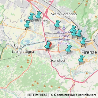 Mappa Via di Castelnuovo, 50142 Firenze FI, Italia (4.67545)