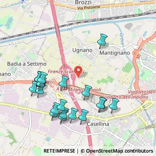 Mappa Via di Castelnuovo, 50142 Firenze FI, Italia (1.193)