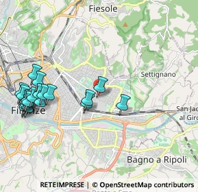 Mappa Via Arrigo da Settimello, 50135 Firenze FI, Italia (2.4705)