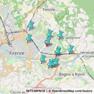 Mappa Via Arrigo da Settimello, 50135 Firenze FI, Italia (1.56667)