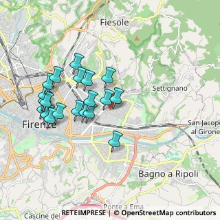Mappa Via Arrigo da Settimello, 50135 Firenze FI, Italia (1.819)
